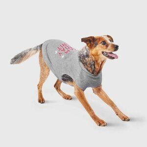 NEW! Gray "Team Holiday Spirit" Dog / Cat Pajamas Sweatshirt - Wondershop